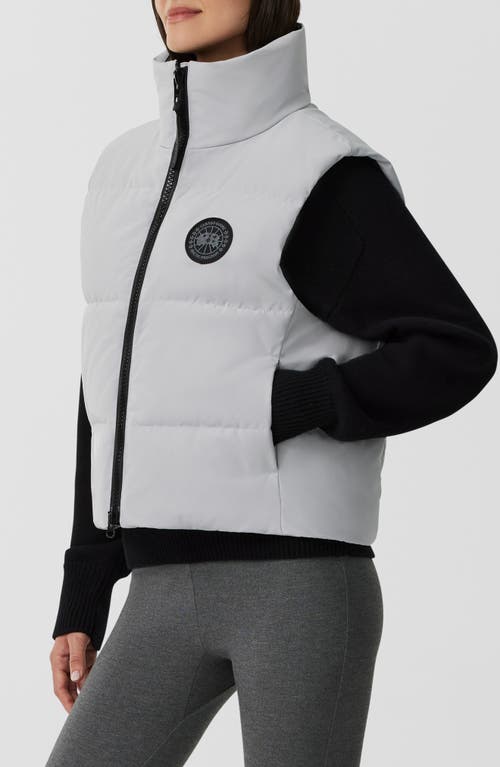 Canada Goose Grandview Cropped Down Jacket In Silverbirch