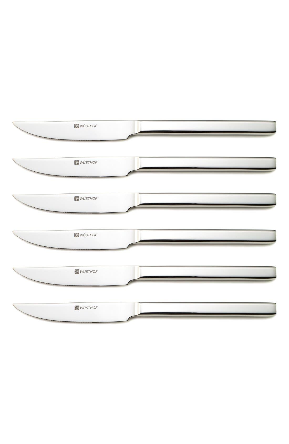 Wüsthof 6Piece Stainless Steel Steak Knife Set Nordstrom