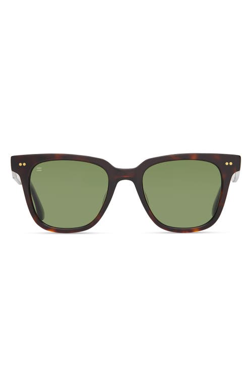 Toms Memphis 51mm Polarized Square Sunglasses In Green
