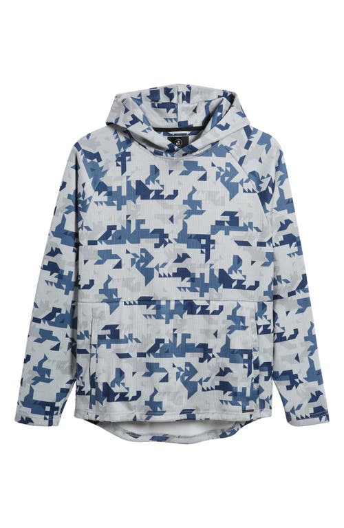 Shop Swannies Matthew Digital Camouflage Hoodie In Midnight-navy