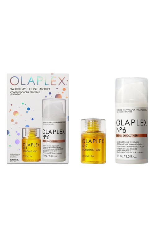 Olaplex Limited Edition Smooth Style Icons Hair Duo ($46 Value) In No Color