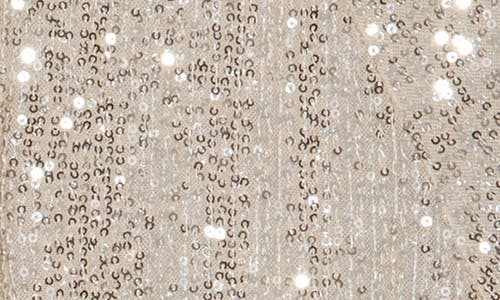 Wishlist Sequin Button-up Blouse In Champagne