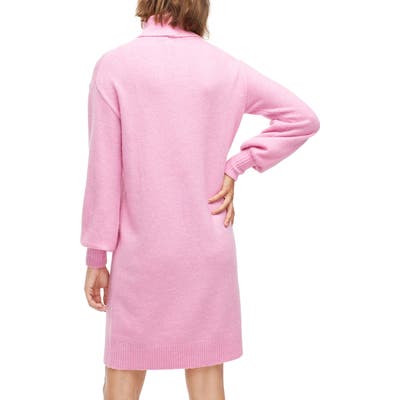 J.crew Supersoft Turtleneck Sweater Dress, Red