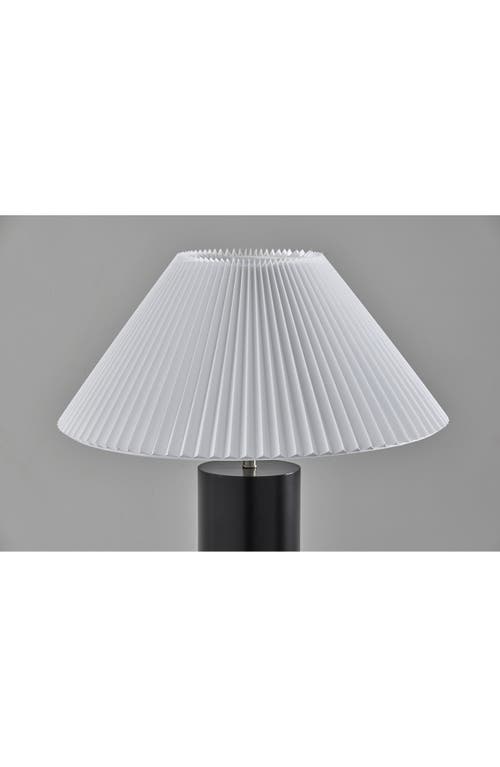 Adesso Lighting Marta Table Lamp In Black Wood