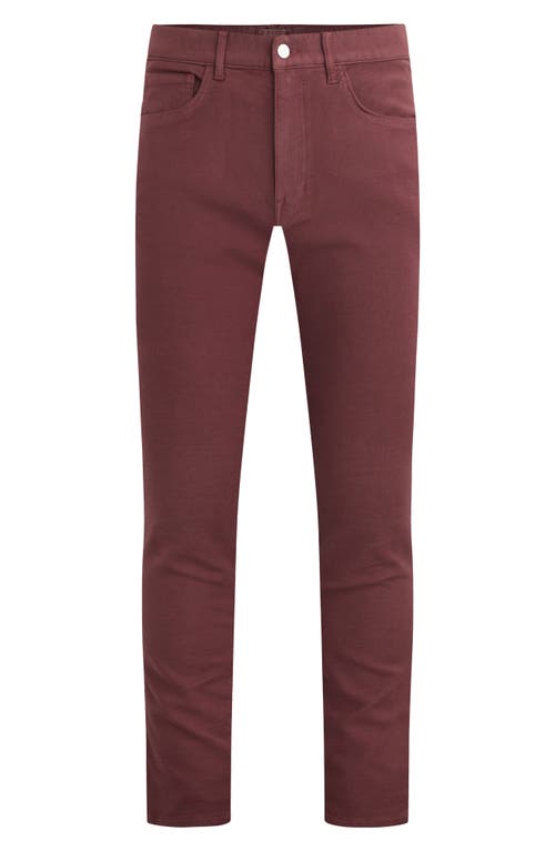 Joe's The Airsoft Asher Slim Fit Terry Jeans In Merlot