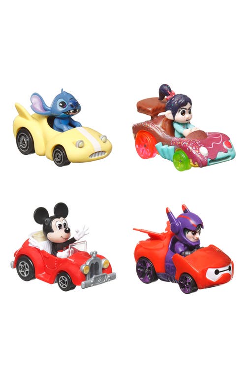 Mattel Hot Wheels RacerVerse Disney 4-Pack Cars in None at Nordstrom