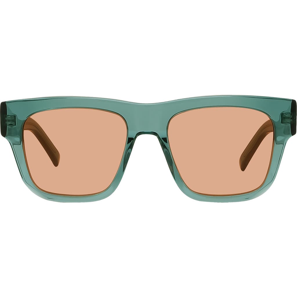 Givenchy Gv Day Lector 52mm Square Sunglasses In Green