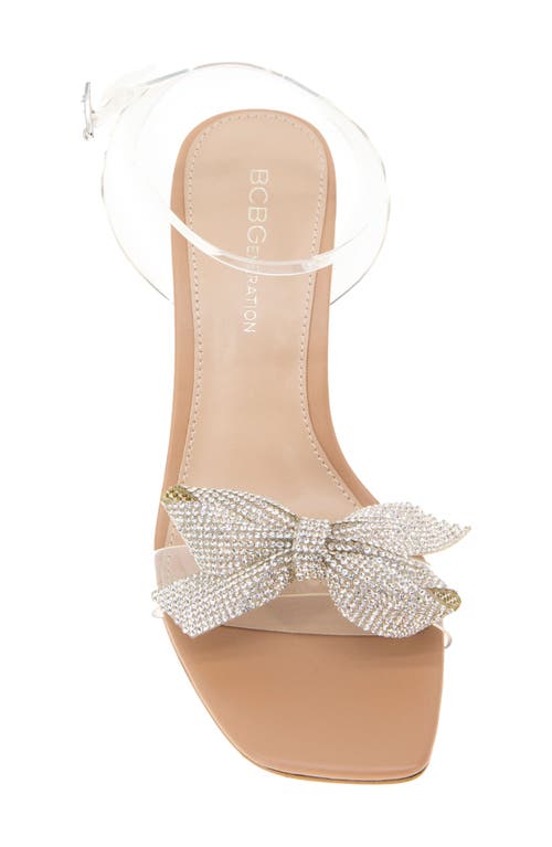 Shop Bcbg Relso Sandal In Clear/tan