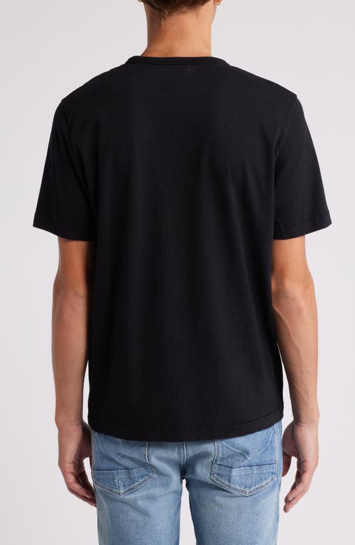 Shop Merz B Schwanen Tee02 Organic Cotton Tee In Deep Black