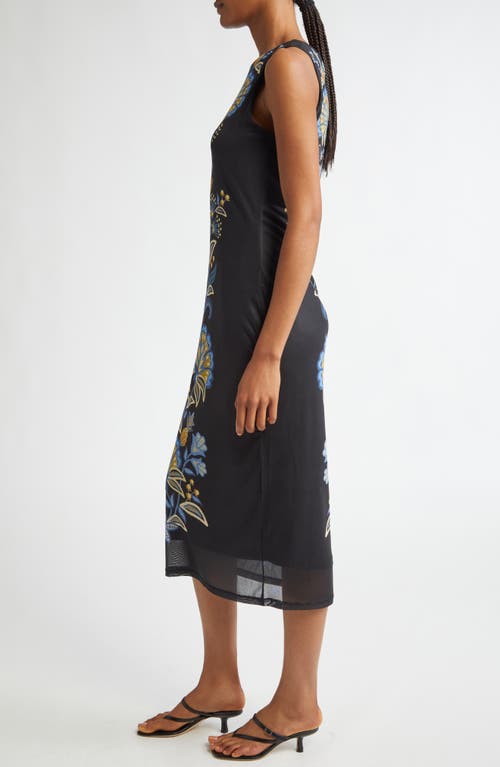 Shop Farm Rio Endless Summer Sleeveless Midi Dress In Navy/placeholder