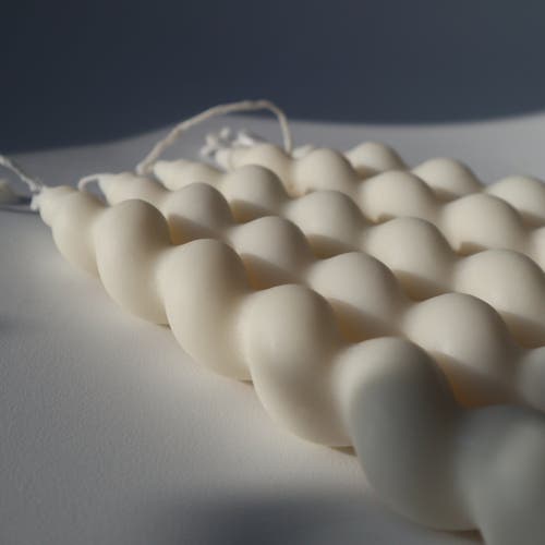 Aaram Luxe Twisted Taper Candles In Natural