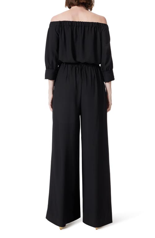 Dee Ocleppo Off The Shoulder Jumpsuit In Black