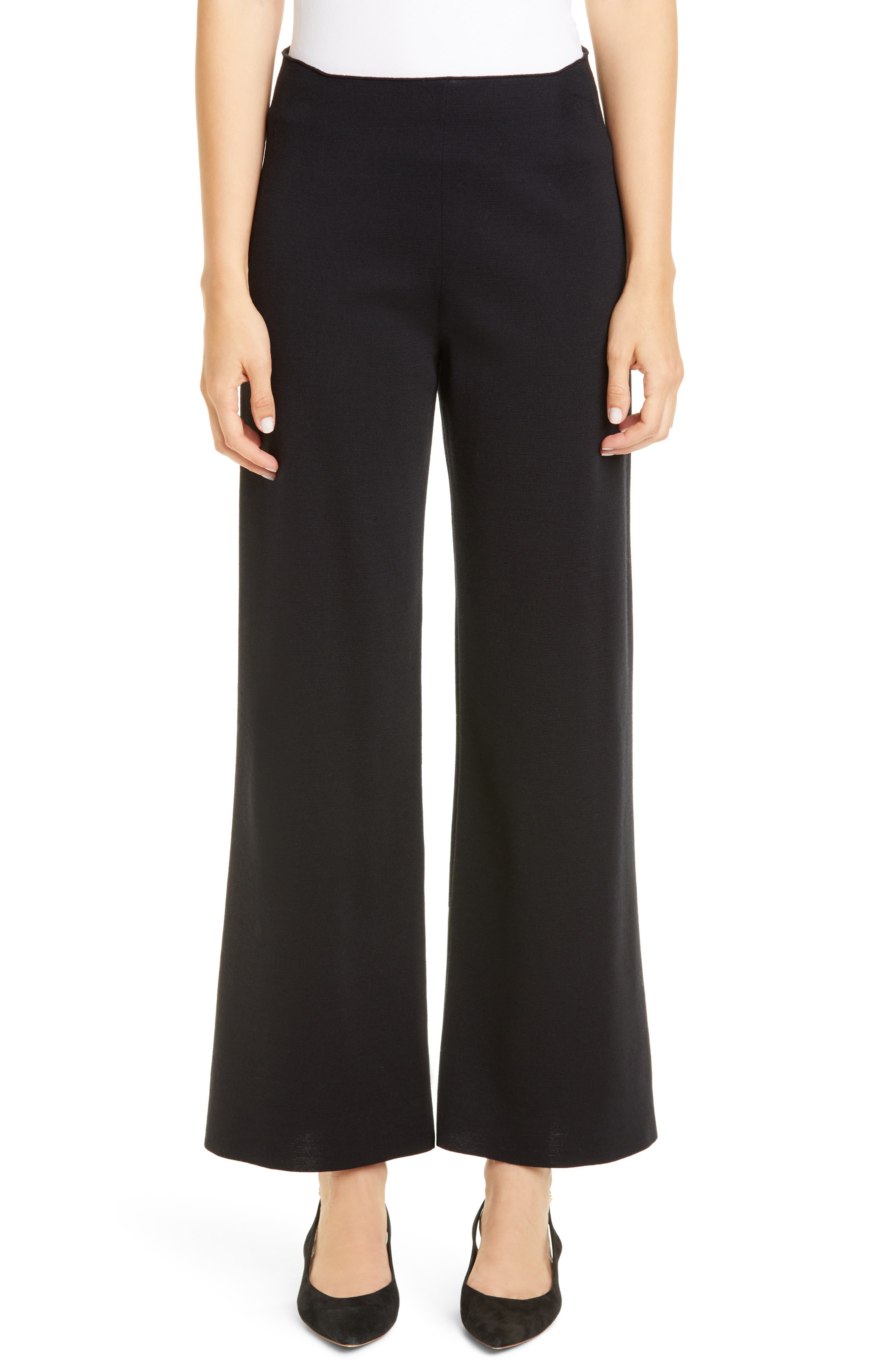Mansur Gavriel Milano Knit Stretch Wool Trousers Nordstrom
