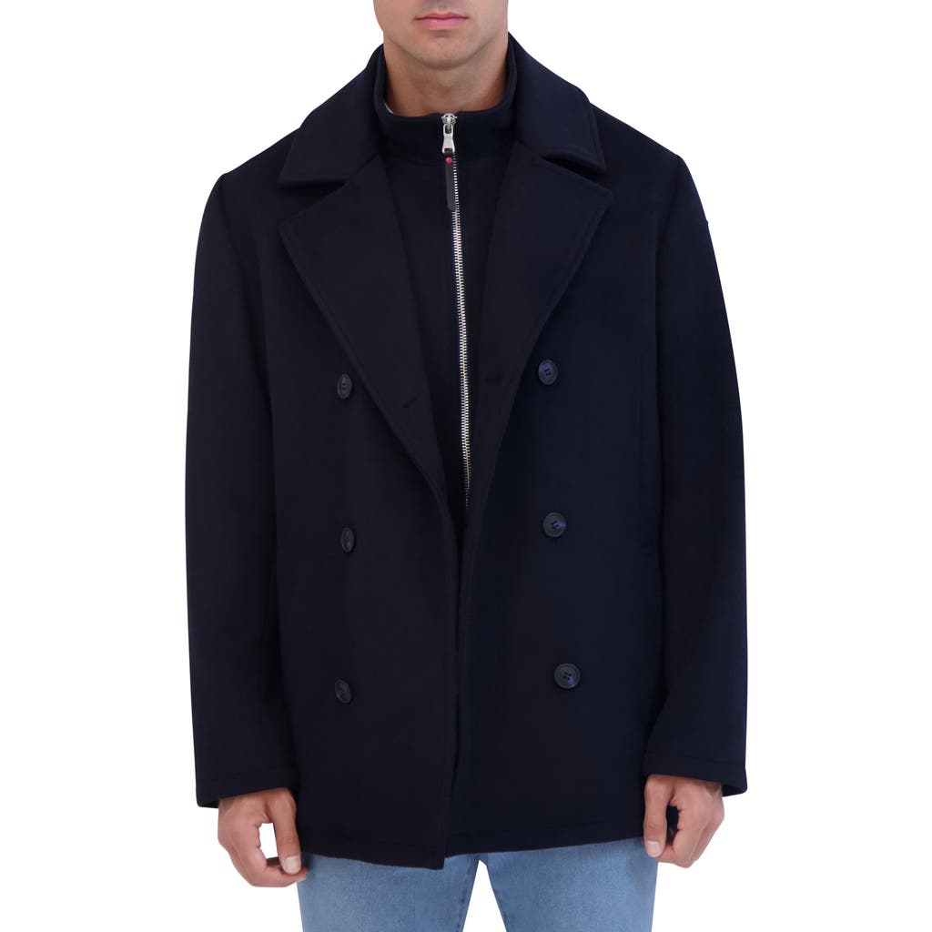 Robert Graham Peacoat With Bib In Navy