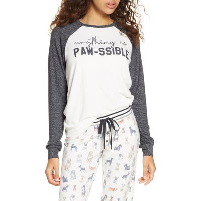 Pj Salvage Pawssible Graphic Tee, Ivory