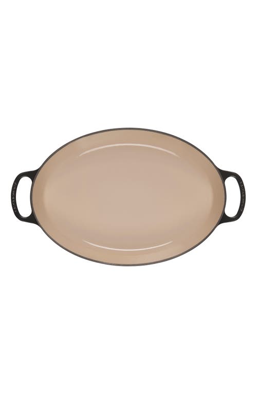 LE CREUSET LE CREUSET SIGNATURE 3 QUART ENAMELED CAST IRON OVAL BAKER 