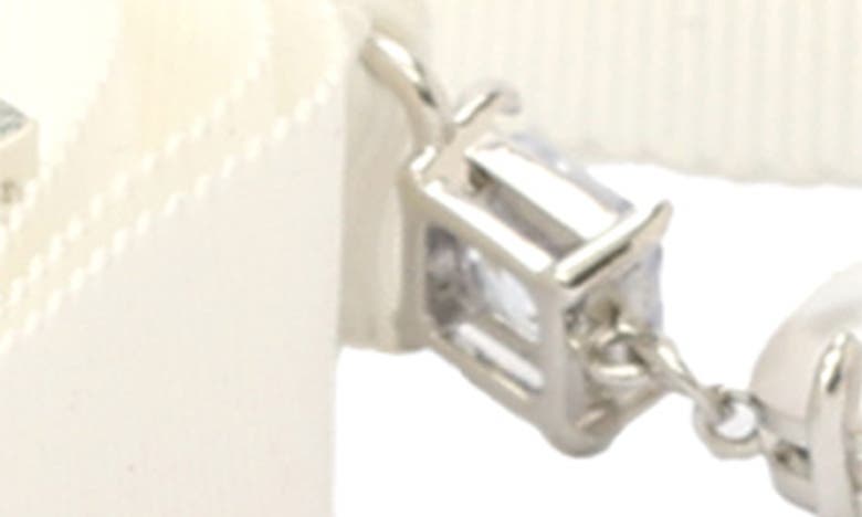 Shop Kate Spade Imitation Pearl Bridal Belt In Cream/ Silver