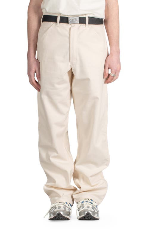 Shop Stan Ray Relaxed Straight Leg Painter Pants In Natural Drill