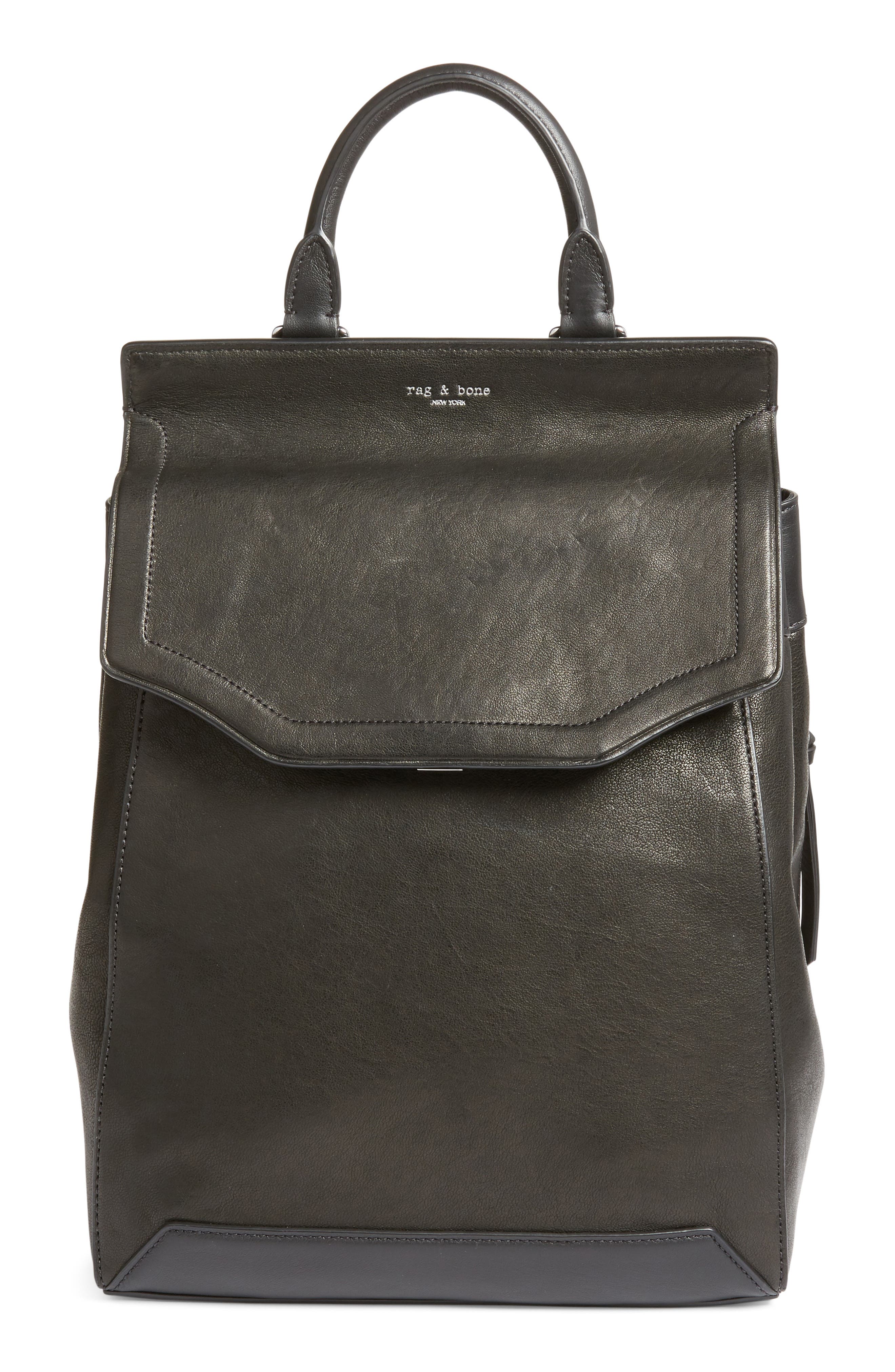 rag & bone Pilot II Leather Backpack Nordstrom