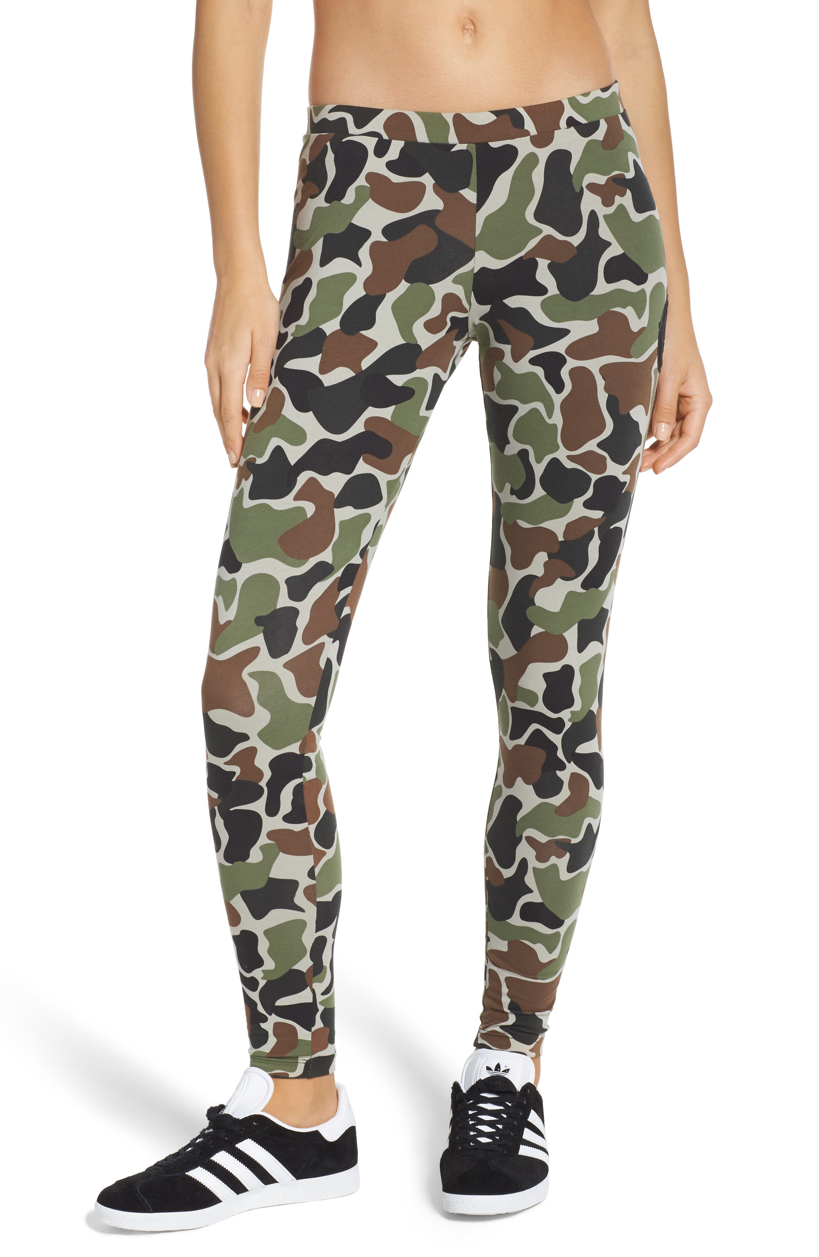 women's adidas camouflage leggings