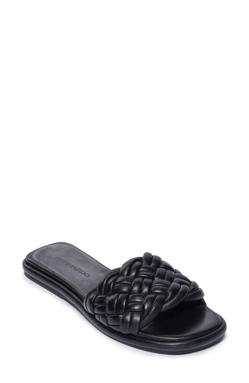 Troy Slide Sandal in Black