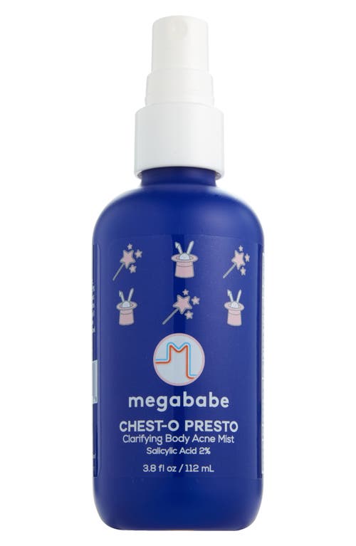 Megababe Chest-O Presto Clarifying Body Acne Mist in Blue