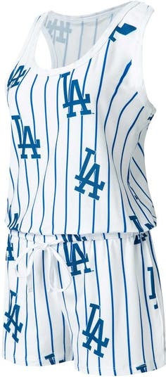 Concepts Sport Dodgers Reel Pinstripe Top