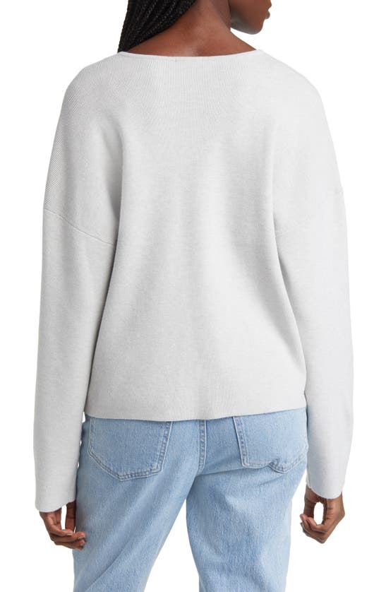 Shop Rails Hollyn V-neck Sweater In Light Heather Grey