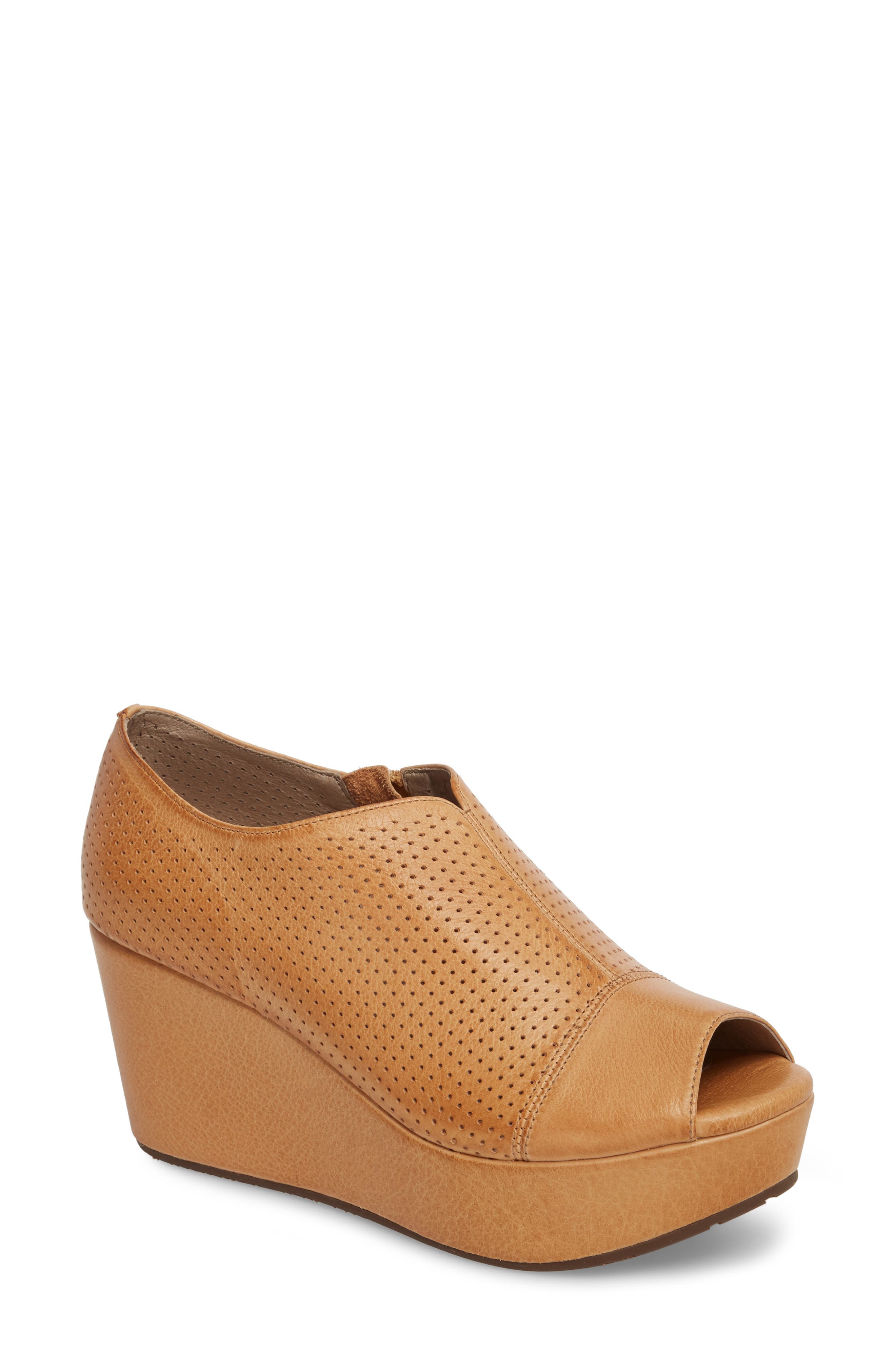 Chocolat Blu Wheeler Wedge Sandal- Brown