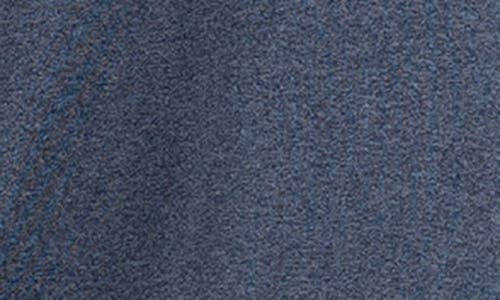 Burnside Jersey Quarter Zip Sweatshirt In Ink Blue
