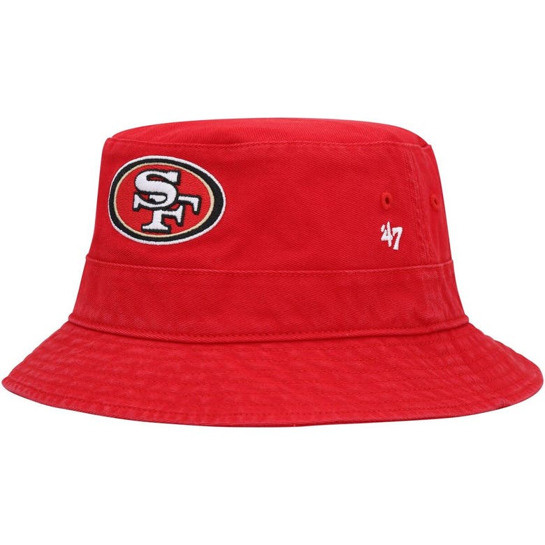 47 Brand '47 Scarlet San Francisco 49ers Primary Bucket Hat