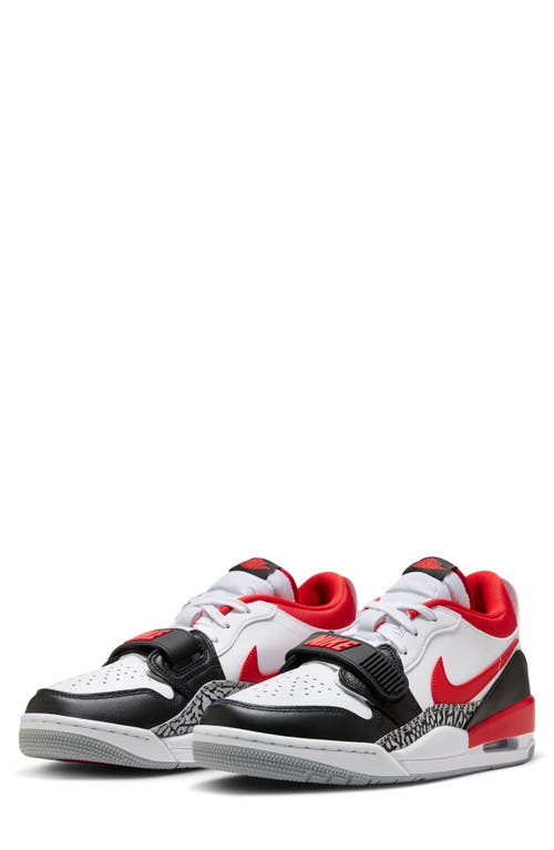 Nike Air Jordan Legacy 312 Low Sneaker In White/fire Red/black