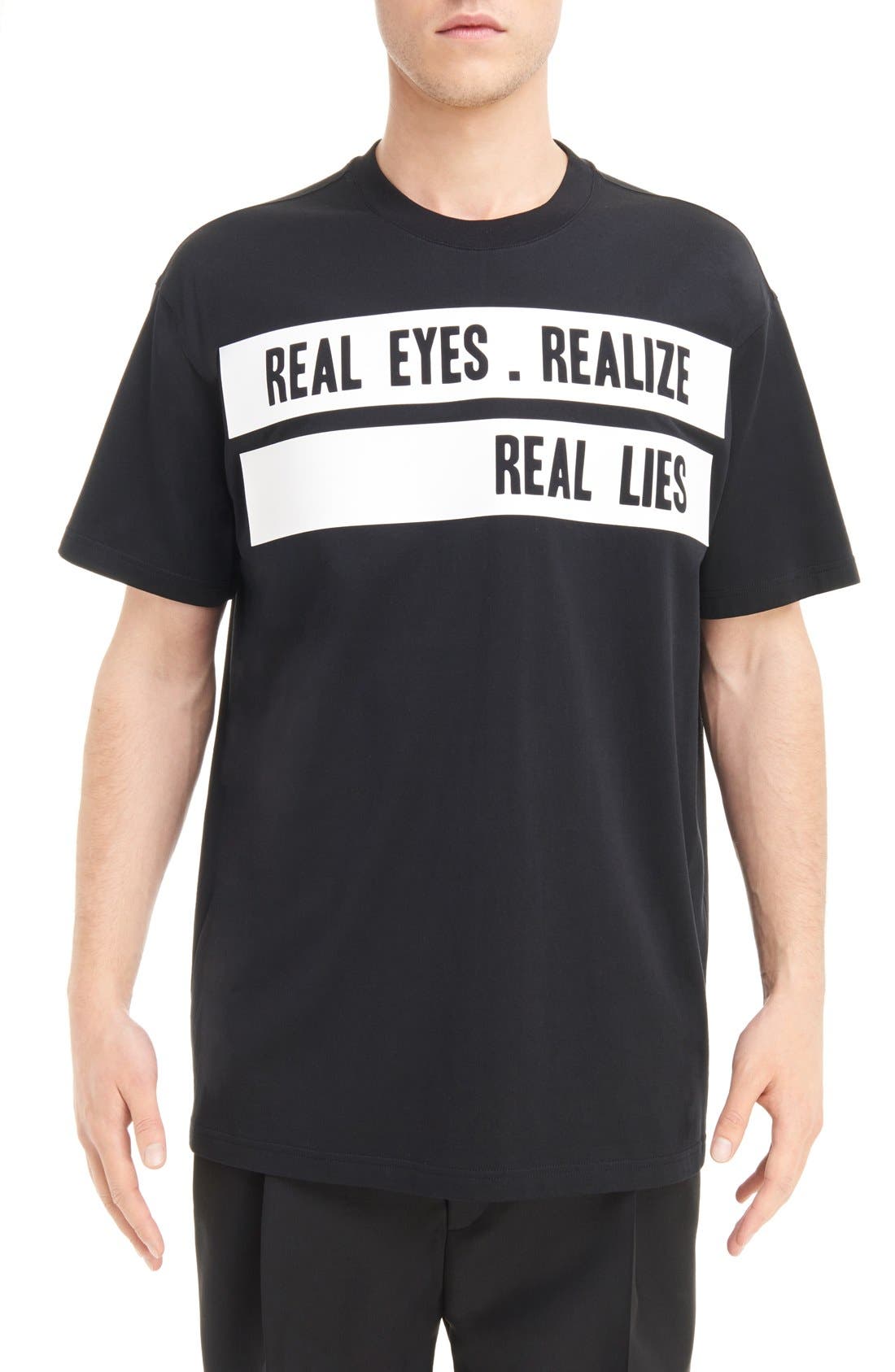 Givenchy Real Eyes Logo Graphic T-Shirt 