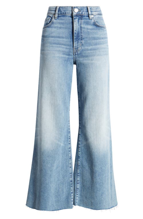 Shop Frame Le Palazzo High Waist Crop Wide Leg Jeans In Whimsy