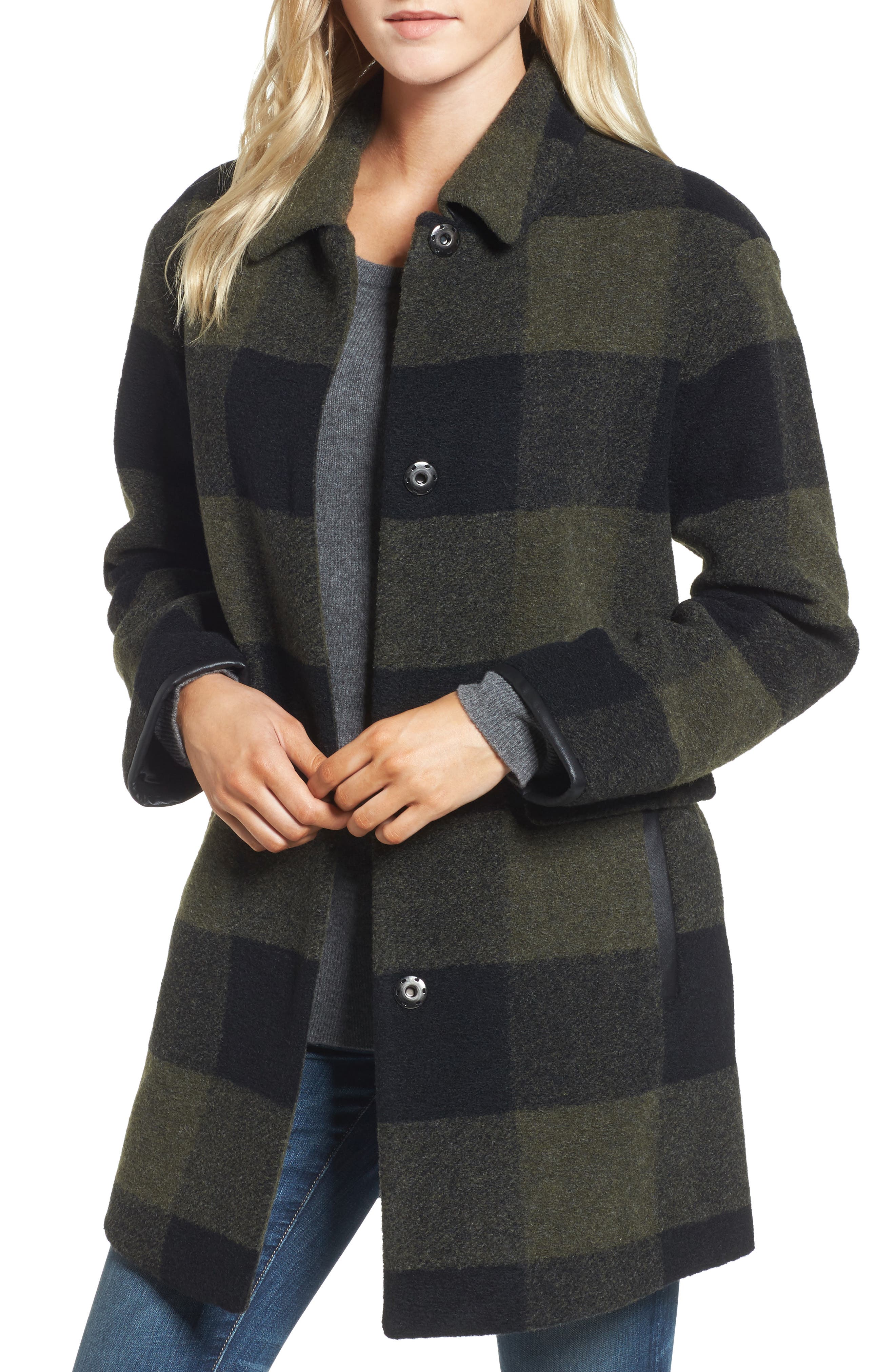 Pendleton Paul Bunyan Plaid Wool Blend Barn Coat Nordstrom