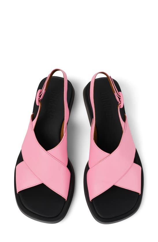 Shop Camper Dana Slingblack Sandal In Light/ Pastel Pink