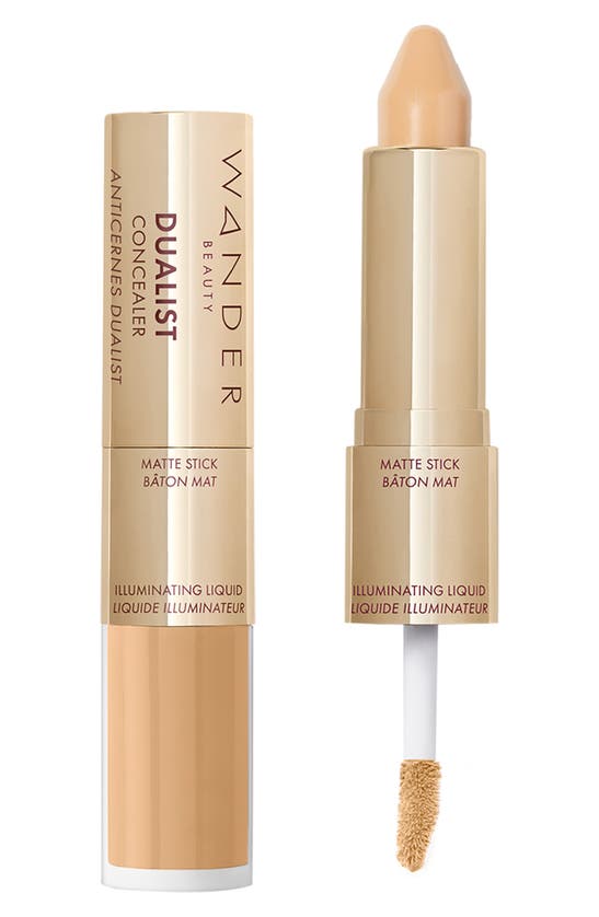 Wander Beauty Dualist Matte & Illuminating Concealer In Light Medium