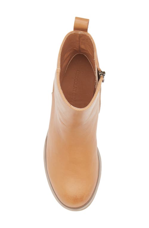 Chocolat Blu Nadi Bootie In Tan Leather