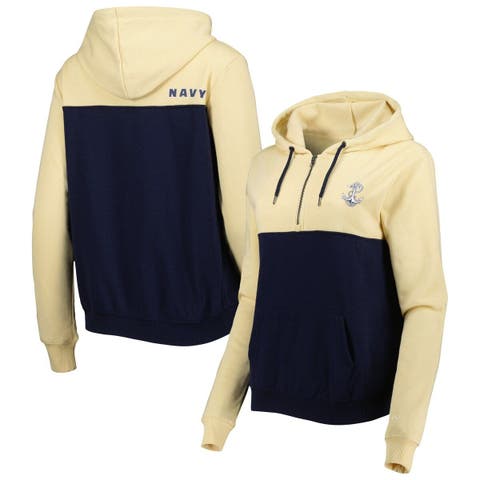 Lids Milwaukee Brewers Starter Women's Hail Mary Full-Zip Hoodie -  Navy/Gold