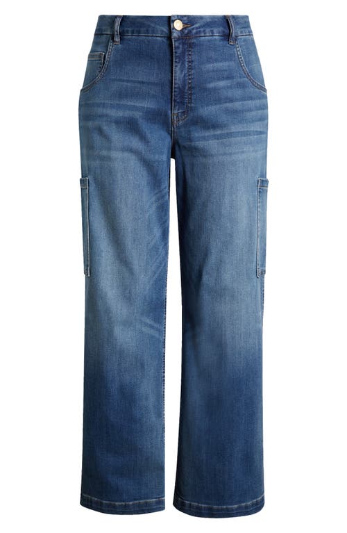 Shop Kut From The Kloth Jodi Fab Ab High Waist Wide Leg Carpenter Jeans In Creative