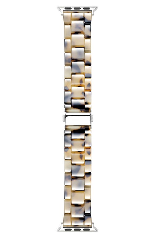 Claire 20mm Apple Watch Bracelet Watchband in Light Natural Tortoise