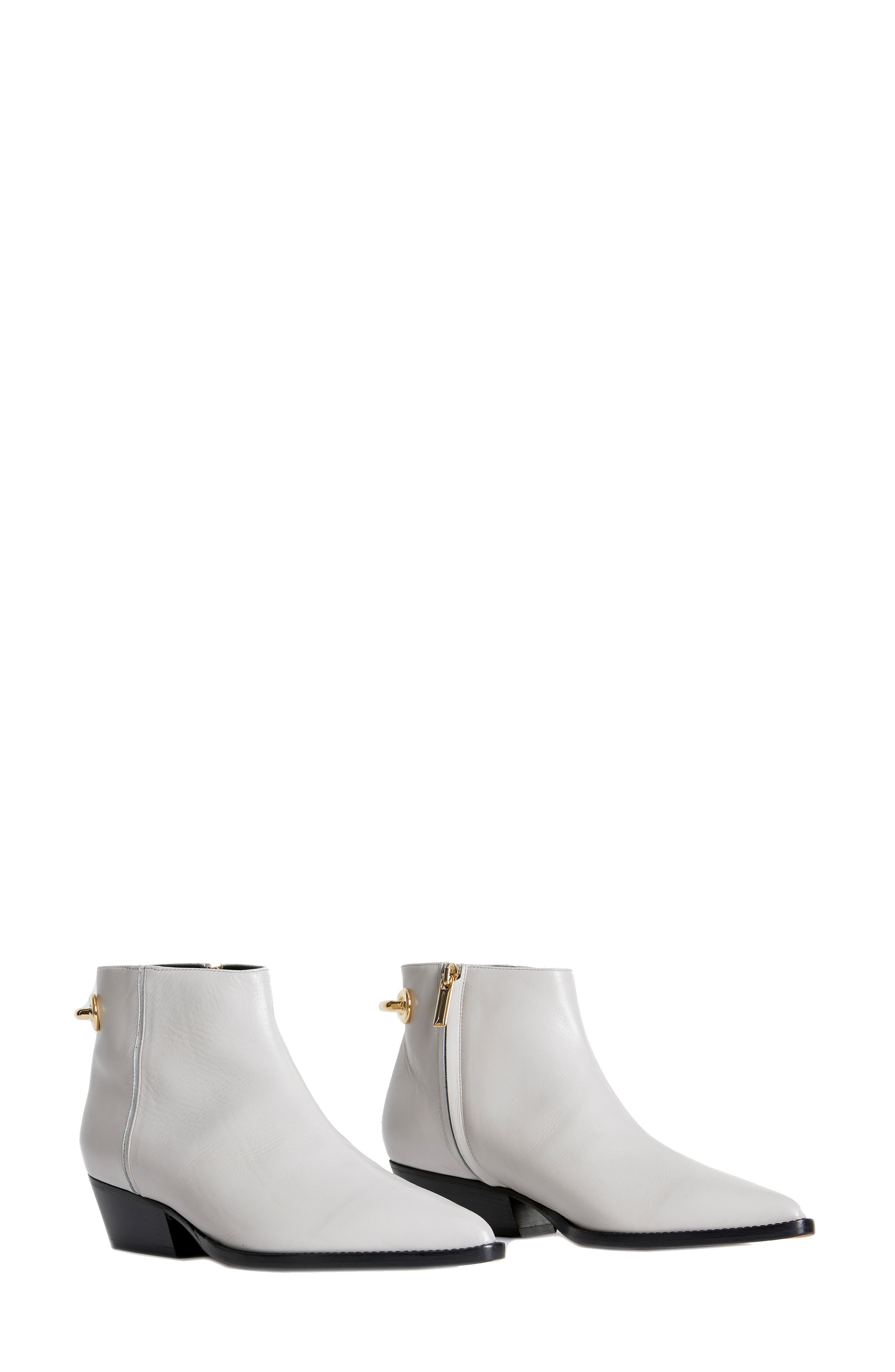 tibi white booties