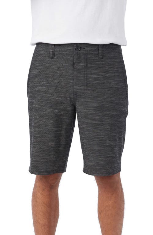 Reserve Slub Hybrid Shorts in Black