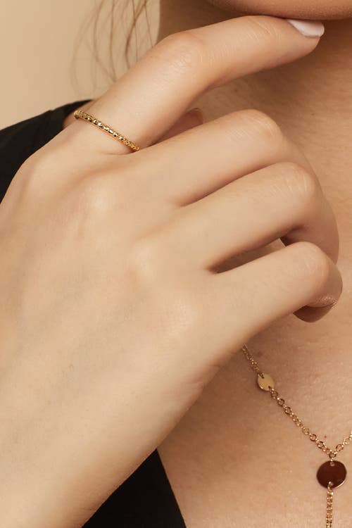 Oradina 14k Rose Gold Skyline Ring In Rose Gold