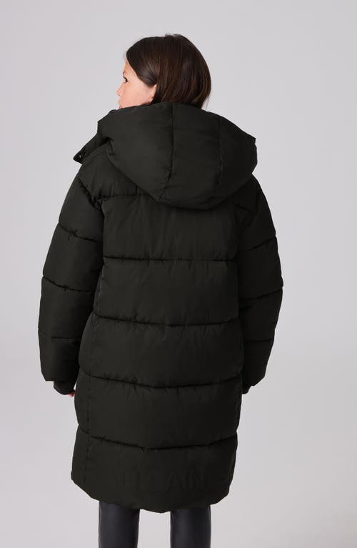 Shop Allsaints Sm By  Kids' Longline Padded Coat In Black