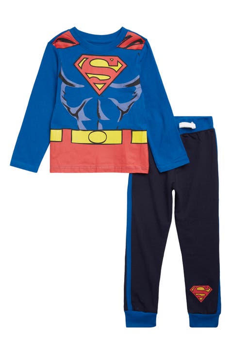 Kids' Superman Fleece Pajama Set (Toddler & Little Kid)