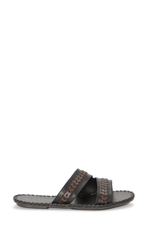 Shop Lucky Brand Zanora Slide Sandal In Black/array Cbrnpl