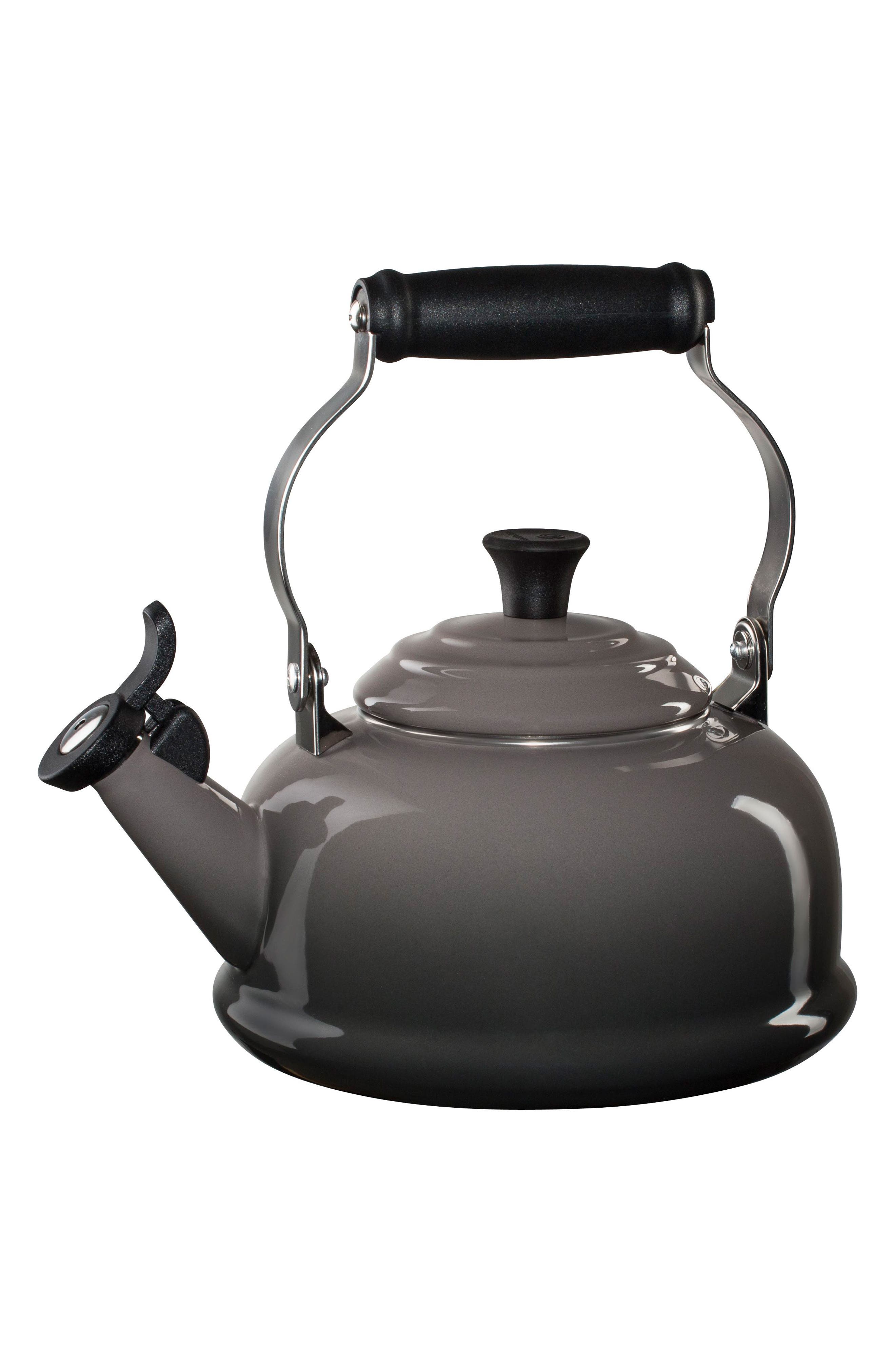 Stainless Steel for Quick Boiling Black Perfect for Tea & Coffee Lovers Traditional Whistling Kettle 