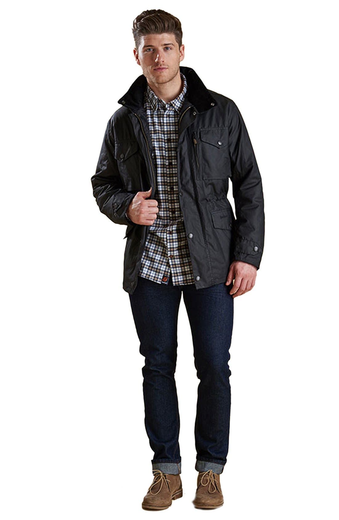 Barbour 'Sapper' Weatherproof Waxed Relaxed Fit Jacket | Nordstrom