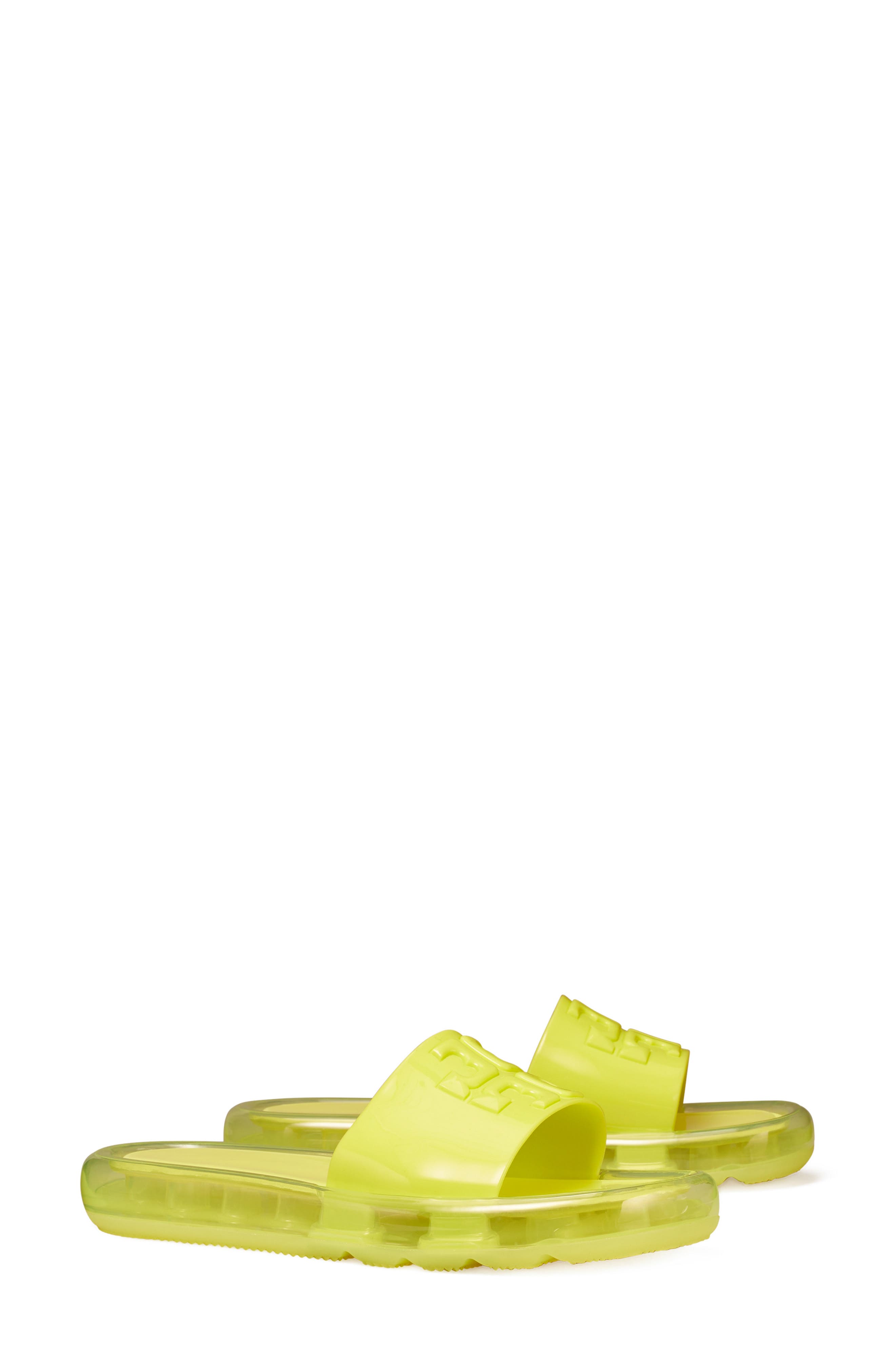 tory burch yellow jelly sandals